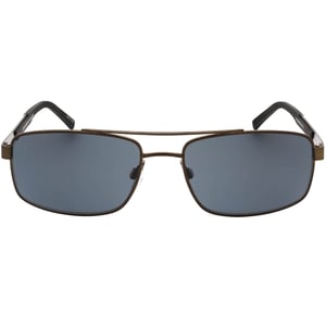 Tommy Hiliger Sonnenbrille mit grauen Glasern und dunklem Rutheniumschwarz
