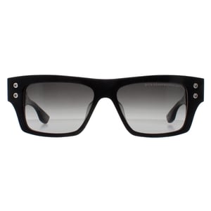 Dita Rectangle Unisex Matte Black Iron Dark Grey to Clear Gradient Grandmaster Seven