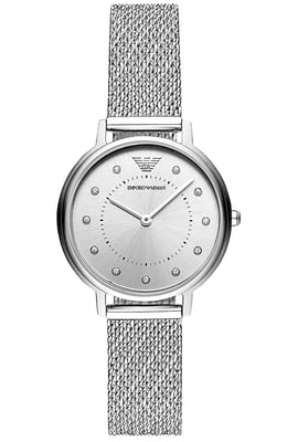 Emporio Armani Kappa Silber Damen Armbanduhr AR11128