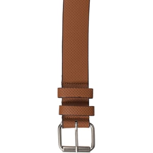 Kruze Herren Tan geprägter Ledergürtel