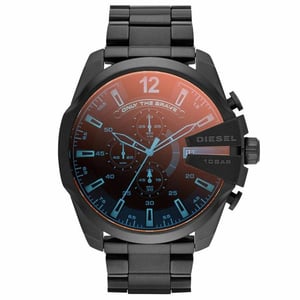 Diesel DZ4318 Mega Quartz Edelstahl Herrenuhr