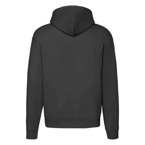 Fruit of the Loom Unisex Adult Premium Full Zip Hoodie (Schwarz)