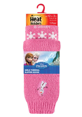Wärmehalter - Kindercharakter rutschfeste 2.3 TOG Winter warme thermische Hausschuhsocken mit Greifern - Frozen Olaf