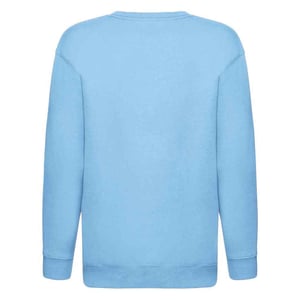 Fruit of the Loom - "Premium" Sweatshirt Überschnittene Schulter für Kinder (Himmel)