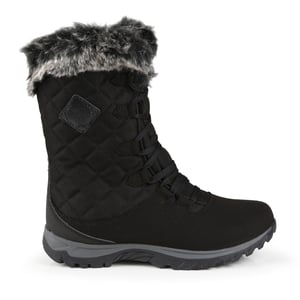 Regatta Great Outdoors Womens/Ladies Newley Faux Fur Trim Thermo Boots (Black/Briar Grey)