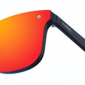 Unisex FRANK Ovale Nylon-Sonnenbrille