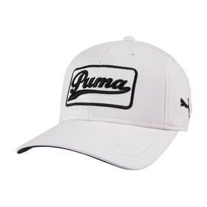 Puma Graphic Logo White Verstellbare Herren -Greenkeeper -Kappe 908356 05