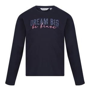 Regatta - "Wenbie III" T-Shirt für Kinder Langärmlig (Marineblau)