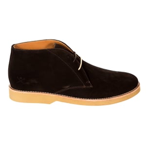 Hochhackiger Herrenschuh mit Gummisohle HMS20444