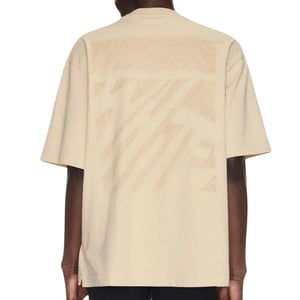 Off-White Scribble Carry Over Skate Fit T-Shirt in Elfenbeinbeige