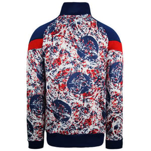 Puma England 3 Löwen Ärmeln Zip Up Blue Red Men Football Track Jacke 656883 01