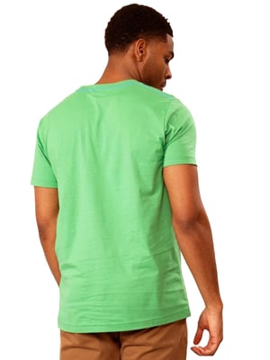 Gant | Herren T-Shirt mit Rundhalsausschnitt Kontrast Logo - Grün