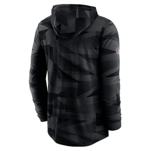 Nike Dri-Fit NFL Las Vegas Raiders Black Pullover Mens Sideline Hoodie NKD8 00A