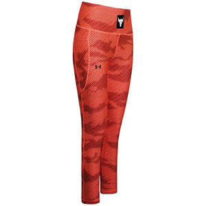 Under Armour Project Rock Damen Orange Knöchel Leggings