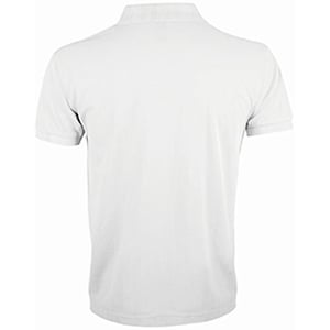SOLs Mens Prime Pique Plain Kurzarm-Poloshirt (Weiß)