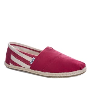 Toms University Classic Alpargata Red Damenschuhe