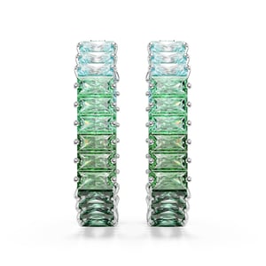 Swarovski 'Matrix Baguette' Damen Ohrringe aus Basismetall - Silber 5705787