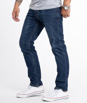 Lorenzo Loren Jeans Straight Cut Blau