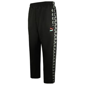 Puma Alife AOP überall über Druckstreckenhosen schwarze Nylon Herren Bottoms 568729 01