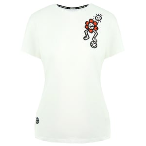 Puma x Mr Doodle Kurzarm Crew Hals Weiß Womens T-Shirt 598691 02