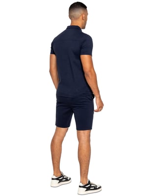 Enzo | Herren-Polo-Trainingsanzug-Set - Navy