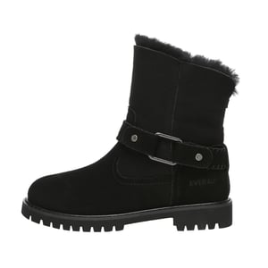 EVER AU Damen Fasan Mid Calf Fashion Stiefel - Schwarz