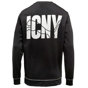 Puma Icny Logo Herren LS Black Sweatshirt Top Jumper Pullover 568916 01 EE140