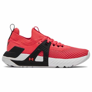 Under Armour Project Rock 4 Red Damen Trainer