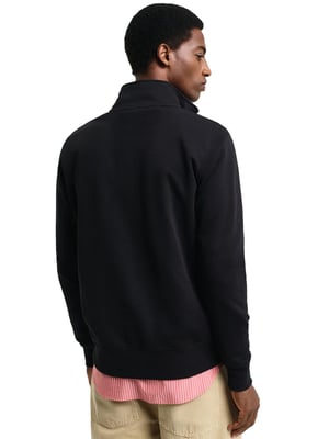 Gant | Herren gesticktes Schild halbe Zip Sweatshirt