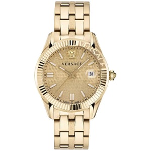 Versace VE3K00522 Greca Time Herrenuhr Champagner