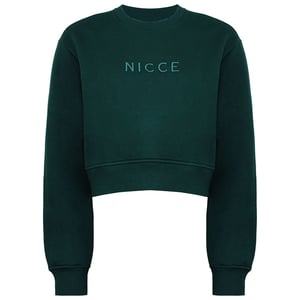 Nicce Era Herren dunkelgrüner, beschnittener Pullover