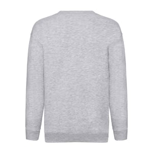 Fruit of the Loom - "Premium" Sweatshirt Überschnittene Schulter für Kinder (Grau meliert)