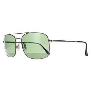Ray-Ban Aviator Herren Gunmetal Grün Polarisiert RB3611