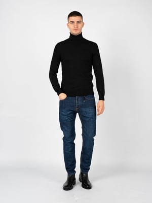 Xagon Man Pullover Turtleneck Herren schwarz