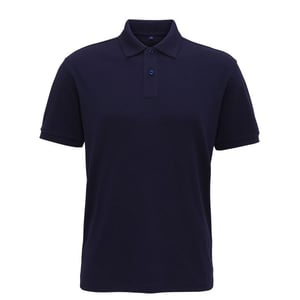 Asquith & Fox Herren-Super-Glattstrick-Poloshirt (Marine)