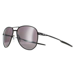 Oakley Aviateur Hommes Satin Noir Prizm Noir Polarisé