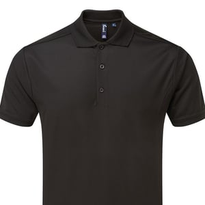 Premier - Poloshirt für Herren (Schwarz)