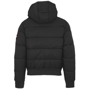 Plein Sport Gefütterte Jacke mit verschweißten Ärmeln Schwarz