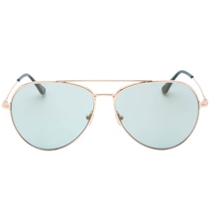 Tom Ford Ft0996 28X glanzende Rosegold-Sonnenbrille
