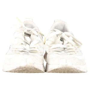 Lanvin L-I Schnürsneaker aus weißem Mesh