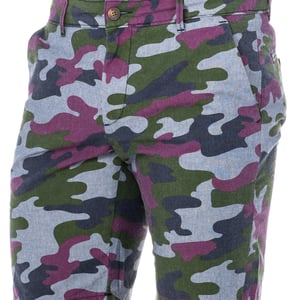 Bermudashorts mit gerade geschnittenem Saum und Gürtelschlaufen LMB007 man