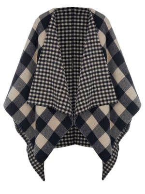 Belstaff Poncho schwarz-braun