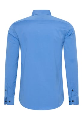 Rusty Neal Overhemd Slim Fit  Blau