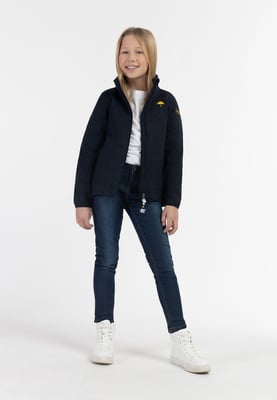 Schmuddelwedda Strickfleecejacke Mädchen (Kids) Meeresmelange