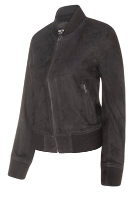 Klassische MA-1 Wildleder-Bomberjacke für Damen – Newbury
