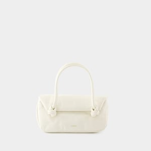 Knot Sm Schultertasche - Jil Sander - Leder - Beige
