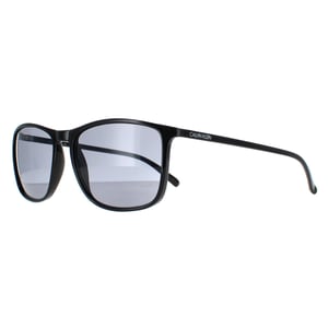 Calvin Klein Rectangle Mens Shiny Schwarz Solid Smoke Grau CK20524S