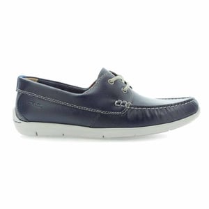 Clarks Karlock Step Mens Navy Bootsschuhe