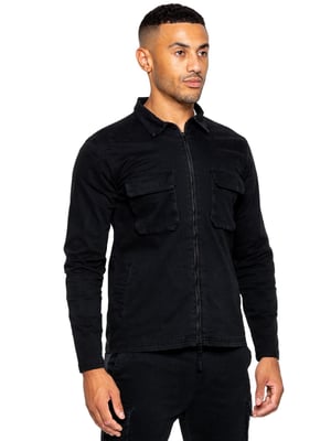 Enzo | Herren Cargo Überhemd Jacke