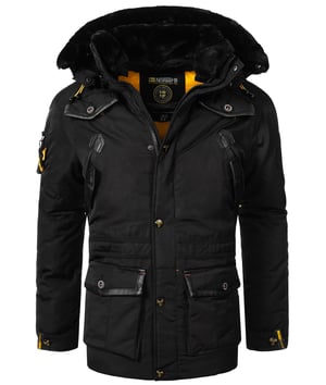 Geographical Norway Winterjacke Schwarz